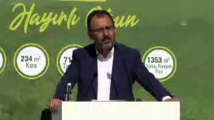 DİYARBAKIR - Bakan Kasapoğlu: 'Gençlerimiz için her imkanı seferber etmekten bir adım geri durmayacağız'