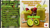 Kiwi Juice Healthy Recipe l Weight Loss Kiwi Juice l Summer Sips Juice l Ramadan Special Kiwi Juice