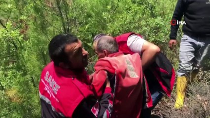 Kayıp olan yaşlı adam yaralı halde bulundu, ilk isteği su oldu