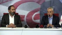 SİVAS - Sivasspor, teknik direktör Rıza Çalımbay ile 1 yıllık sözleşme imzaladı