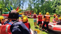 DÜZCE - Macera tutkunları rafting yaparak adrenalin depoladı