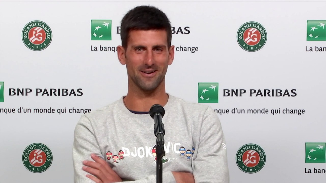 Roland-Garros 2021 - Novak Djokovic : "I know very much so that Lorenzo Musetti is a big challenge to me"