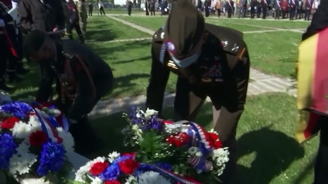 77ème anniversaire du Débarquement en Normandie : inauguration d'un mémorial britannique