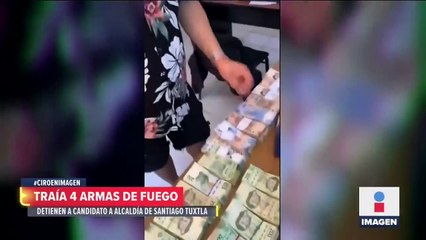 Detienen a candidato de Veracruz con armas y un millón de pesos