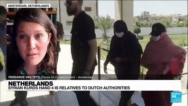 Syrian Kurds hand four IS group relatives to Dutch authorities