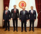 TBMM Başkanı Şentop, Bulgaristan Hak ve Özgürlükler Partisi Lideri Mustafa Karadayı'yı kabul etti