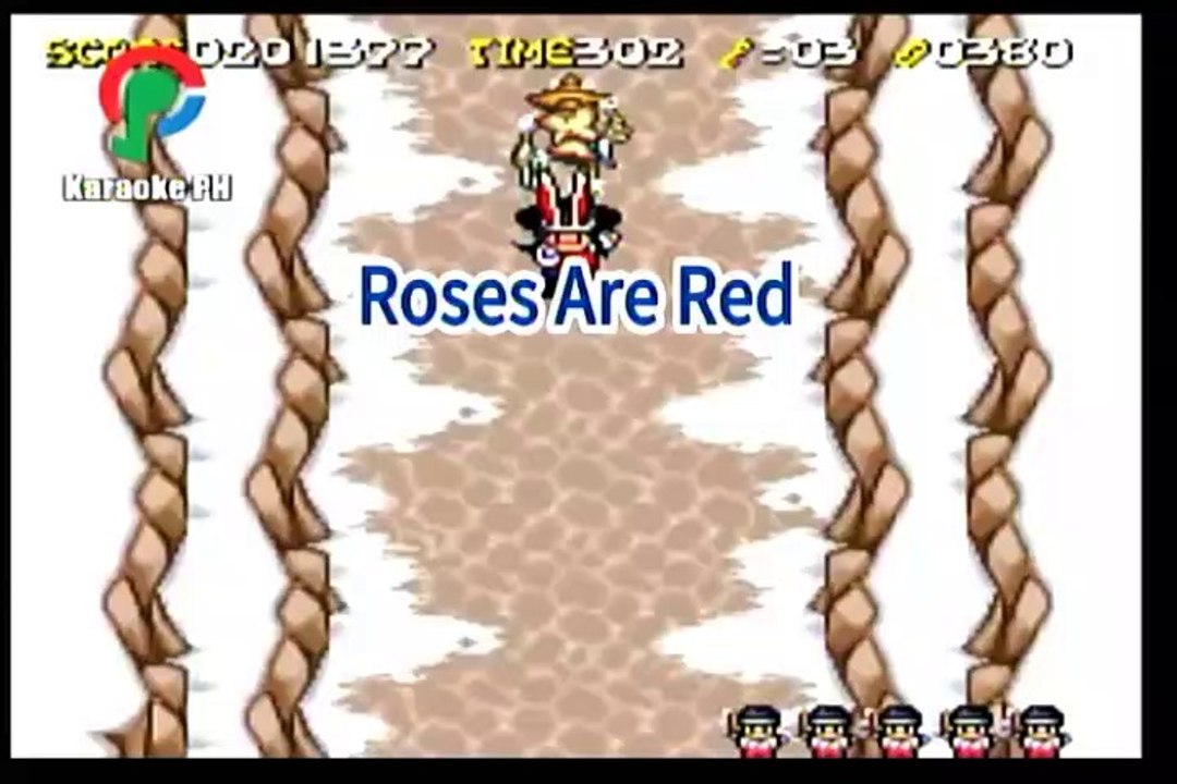 Aqua Roses Are Red Karaoke video Dailymotion