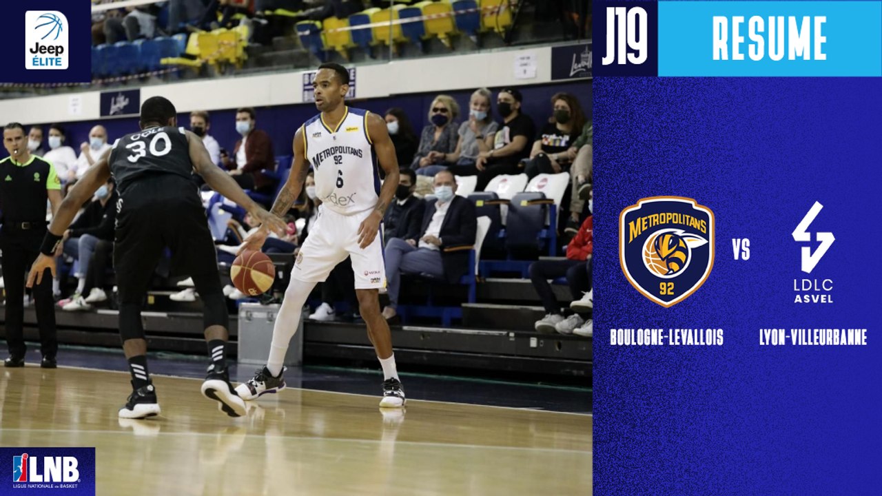 Boulogne-Levallois vs. Lyon-Villeurbanne (106-87) - Résumé - 2020/21