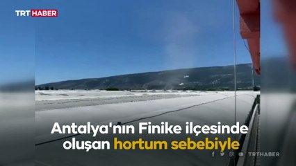 Antalya'da hortum: 10 dönümlük sera hasar gördü