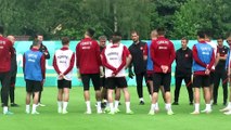 HARSEWINKEL - A Milli Futbol Takımı, Almanya'daki hazırlıklarını sürdürüyor