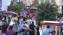 Taksim ve İstiklal Caddesi'nde korkutan yoğunluk