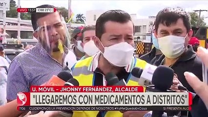Jhonny plantea a empresarios rebajar impuestos a sectores más golpeados por la pandemia y las restricciones