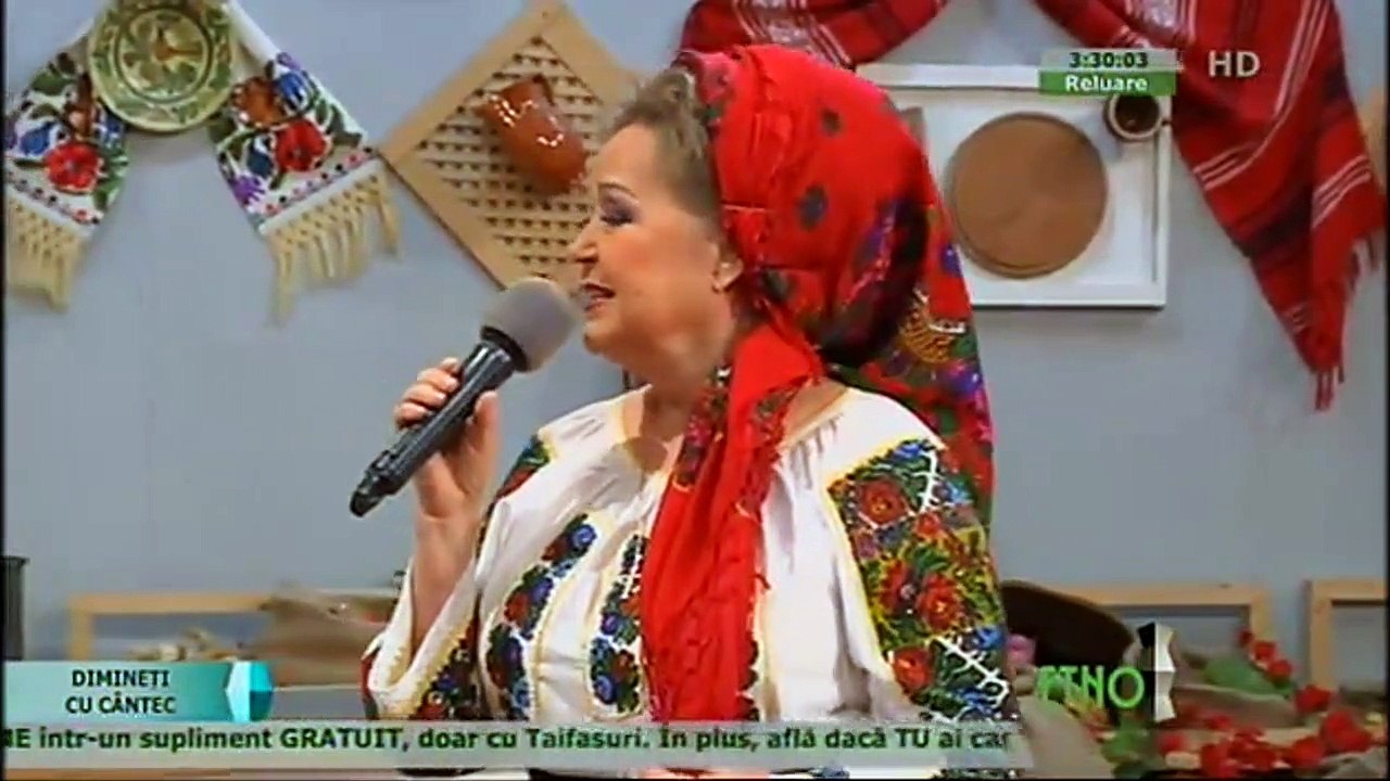 Mioara Velicu - Tineretea prea de timpuriu s-a dus (Dimineti cu cantec - ETNO TV - 12.01.2015)