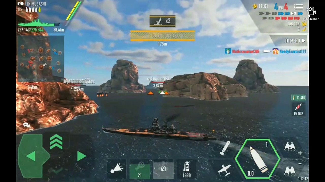 BATTLE OF WARSHIPS , WORLD WAR II , IJN MUSASHI , 6 KILLS
