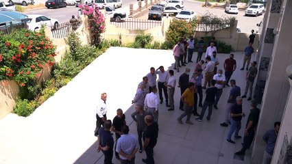 Duhok'ta terör örgütü PKK'nın kurduğu pusuda hayatını kaybeden Peşmergenin cenaze töreni