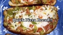 Quick bread pizza 