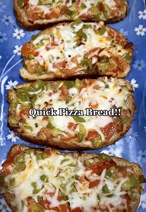 Quick bread pizza 
