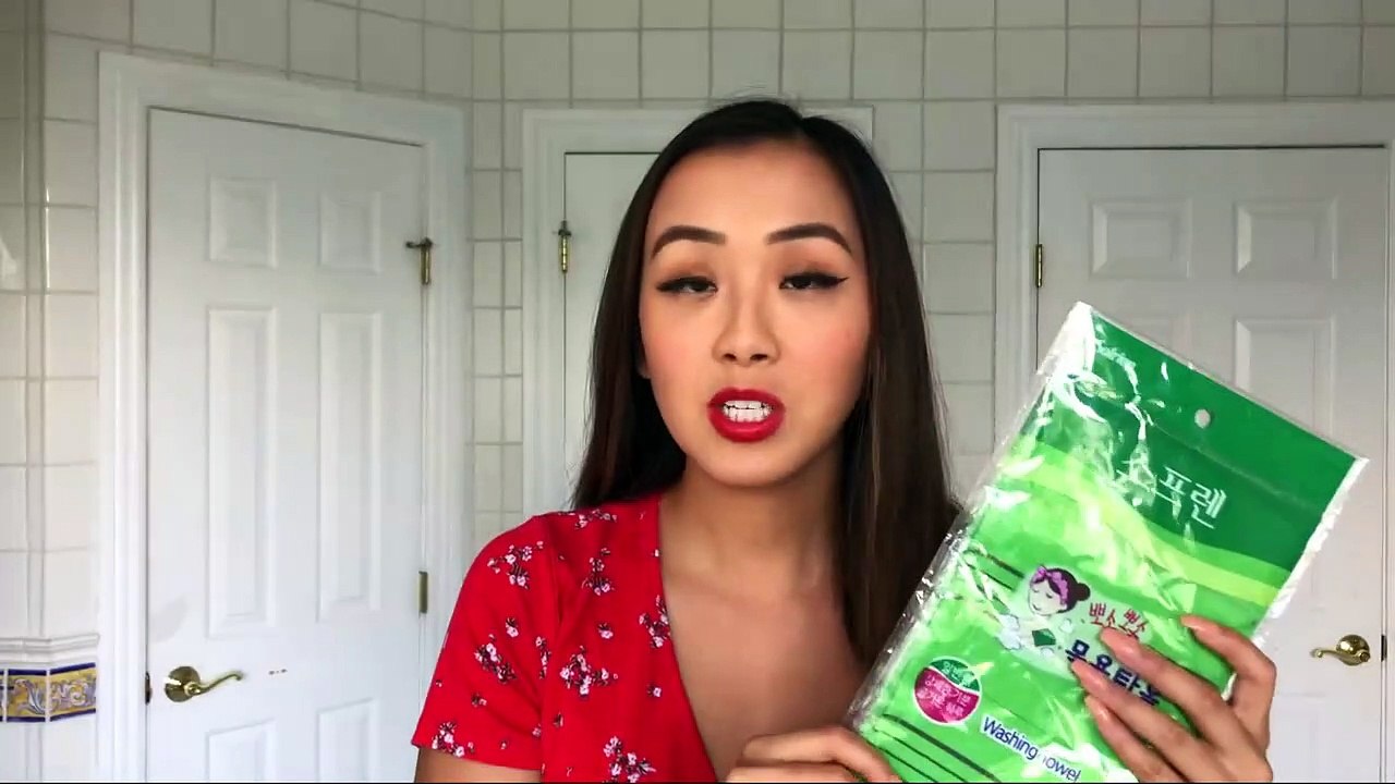 Korean Exfoliating Gloves/Mitt Tik Tok Trend Discolouration