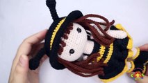 Melly The Bee | Part 1 | Shoes & Legs, Body, Skirt | How To Crochet | Amigurumi Tutorial