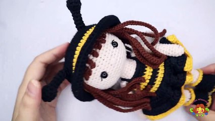 Melly The Bee | Part 1 | Shoes & Legs, Body, Skirt | How To Crochet | Amigurumi Tutorial
