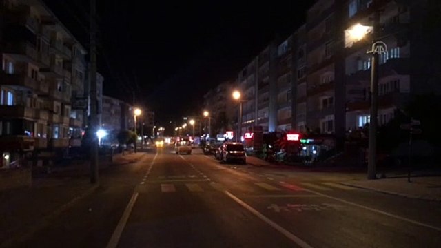 EDİRNE - Trakya sokağa çıkma kısıtlamasıyla sessizliğe büründü