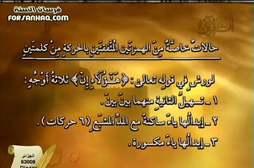 برنامج التلاوة الصحيحة برواية ورش الشيخ أيمن رشدي سويد الحلقة 13