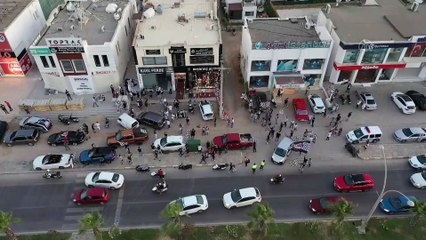 MUĞLA - Beşiktaş'ın Süper Lig şampiyonluğu Bodrum'da kutlandı