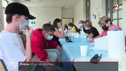 Covid-19 : dans la Drôme, un centre de vaccination accepte déjà les enfants de 12 ans