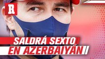 Checo Pérez previo a GP de Azerbaiyán: 'El objetivo tiene que ser el podio'