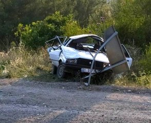 Son Dakika | Virajı alamayan otomobil takla attı: 1 ölü, 5 yaralı