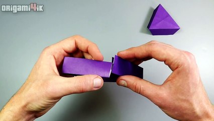 Easy Origami Triangle Box  Diy  How To Make A Paper Box