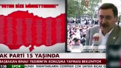 Ankara semalarında enteresan görüntü