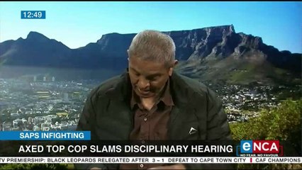 Axed top cop slams discliplinary hearing