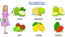 fruits name for kids |  learn fruits name | fruits name with pictures