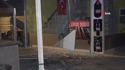 Son dakika haberi... Kebapçıya kalaşnikoflu saldırı kamerada