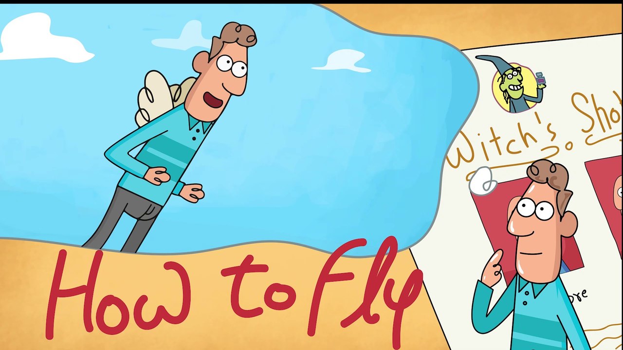 How to fly | Cartoon Animation | 1min cartoon