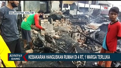 21 Rumah di Balikpapan Hangus Terbakar, 155 Jiwa Terdampak
