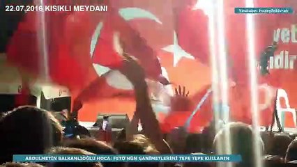 Balkanlıoğlu Hoca: FETÖ'nün ganimetlerini tepe tepe kullanın