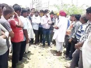 पादूकलां. बग्गड़ जीएसएस पर ग्रामीणों का धरना प्रदर्शन