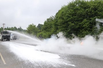Bolu Dağı'nda çevik kuvvet ekiplerine TOMA eğitimi verildi