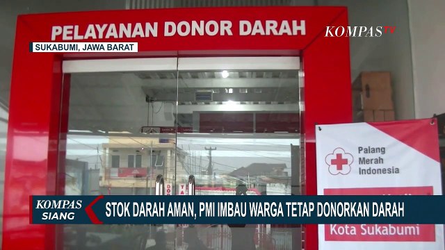 Stok Darah Dipastikan Aman, PMI Sukabumi Tetap Imbau Warga Lakukan Donor