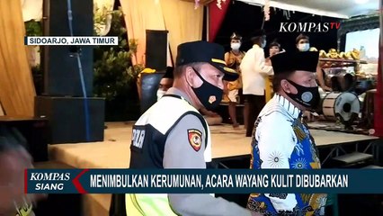 Download Video: Kesenian Wayang Kulit yang Digelar Kepala Desa Dibubarkan Satgas Covid-19