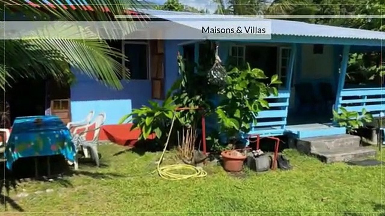 A VENDRE UNE MAISON F4+ TAUTIRA (HORS LOTISSEMENT)