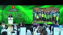 Cumhurbaşkanı Erdoğan'ın katıldığı açılışta güldüren diyaloglar