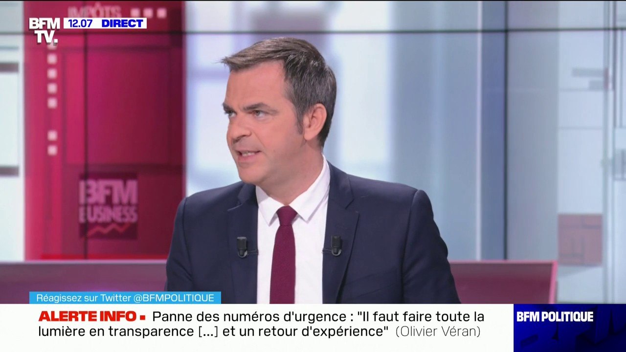 Panne des numéros d'urgence: pour Olivier Véran, "c'était une première, il faut que ce soit la dernière"