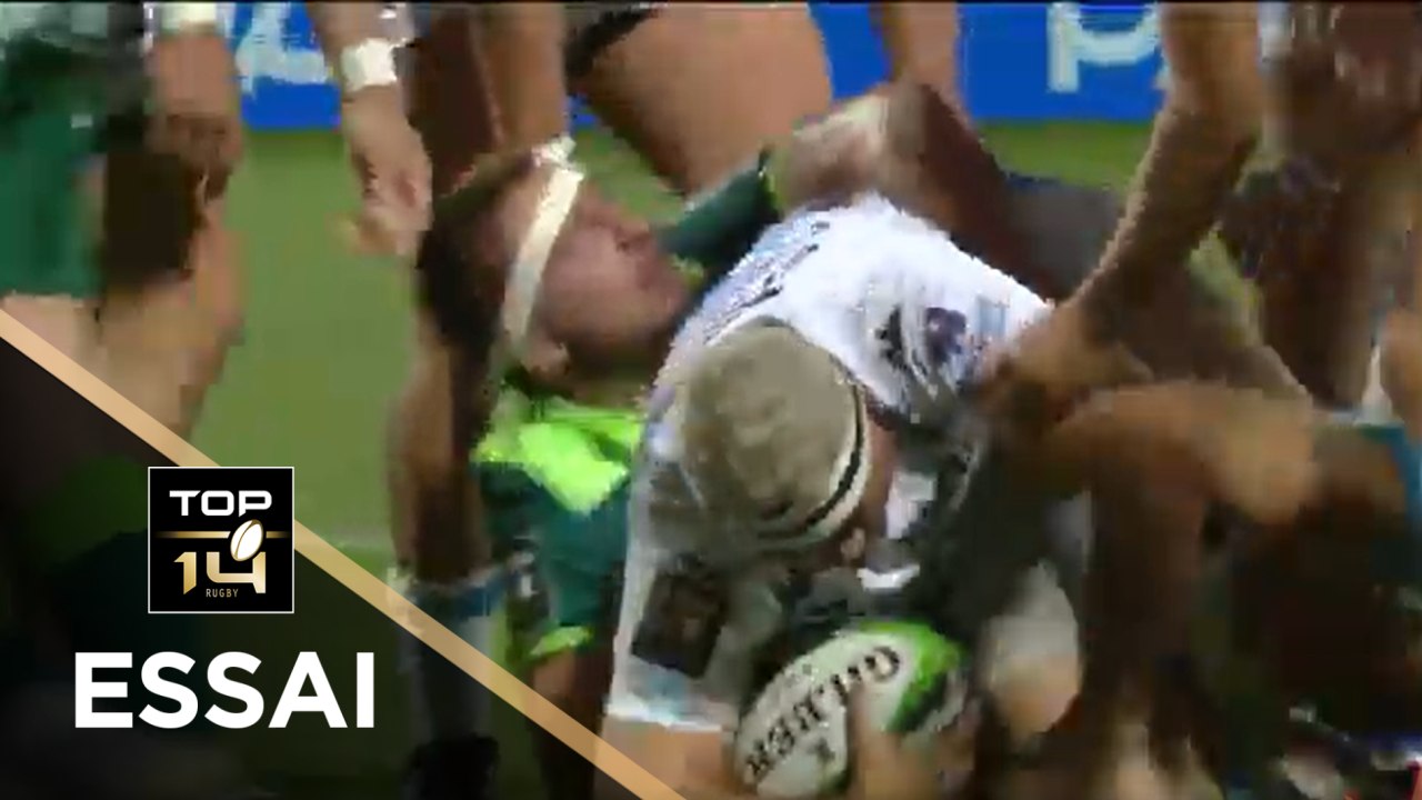 TOP 14 - Essai de Guilhem GUIRADO (MHR) - Pau - Montpellier - J26 - Saison 2020/2021