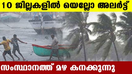 Yellow Alert Issued in Ten Districts of Kerala as Heavy Rain Expected