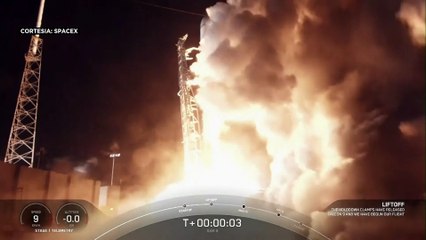 SpaceX lança satélite para órbita