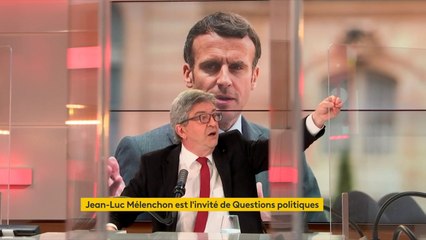 "Par pitié, représentez vous !" lance Jean-Luc Mélenchon à Emmanuel Macron. "Au moins, avec lui, il aura un bilan, on aura de quoi dire."