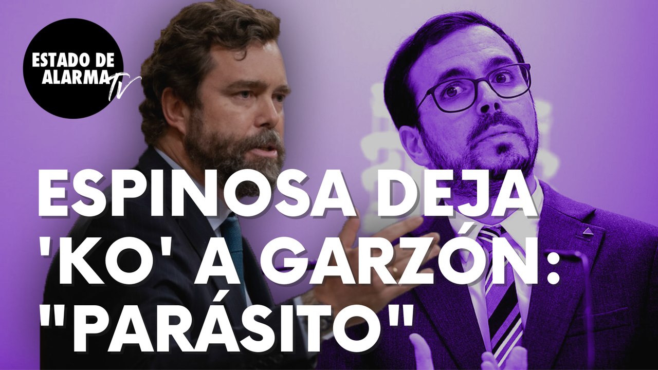 Iván Espinosa de los Monteros deja ‘KO’ al comunista ministro de Consumo Alberto Garzón: “Parásito”